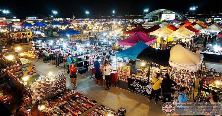 ตลาดนัดมะลิ เมืองทองธานี ตลาดนัดกลางคืน