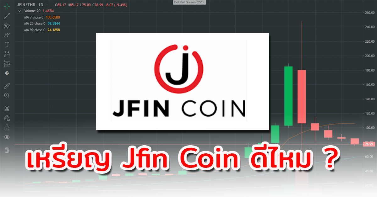 เหรียญ Jfin ดีไหม ? เรื่องที่นักลงทุนควรรู้ก่อนซื้อเหรียญ Jfin